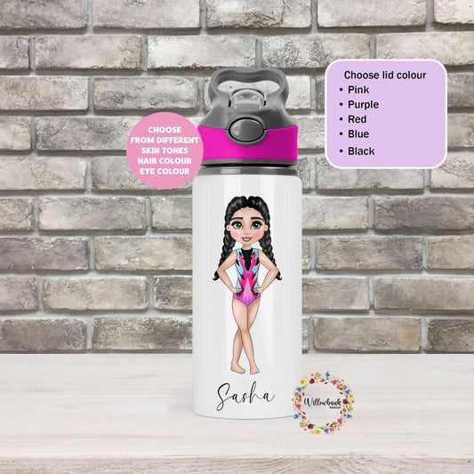 Personalised Gymnastics Water Bottle