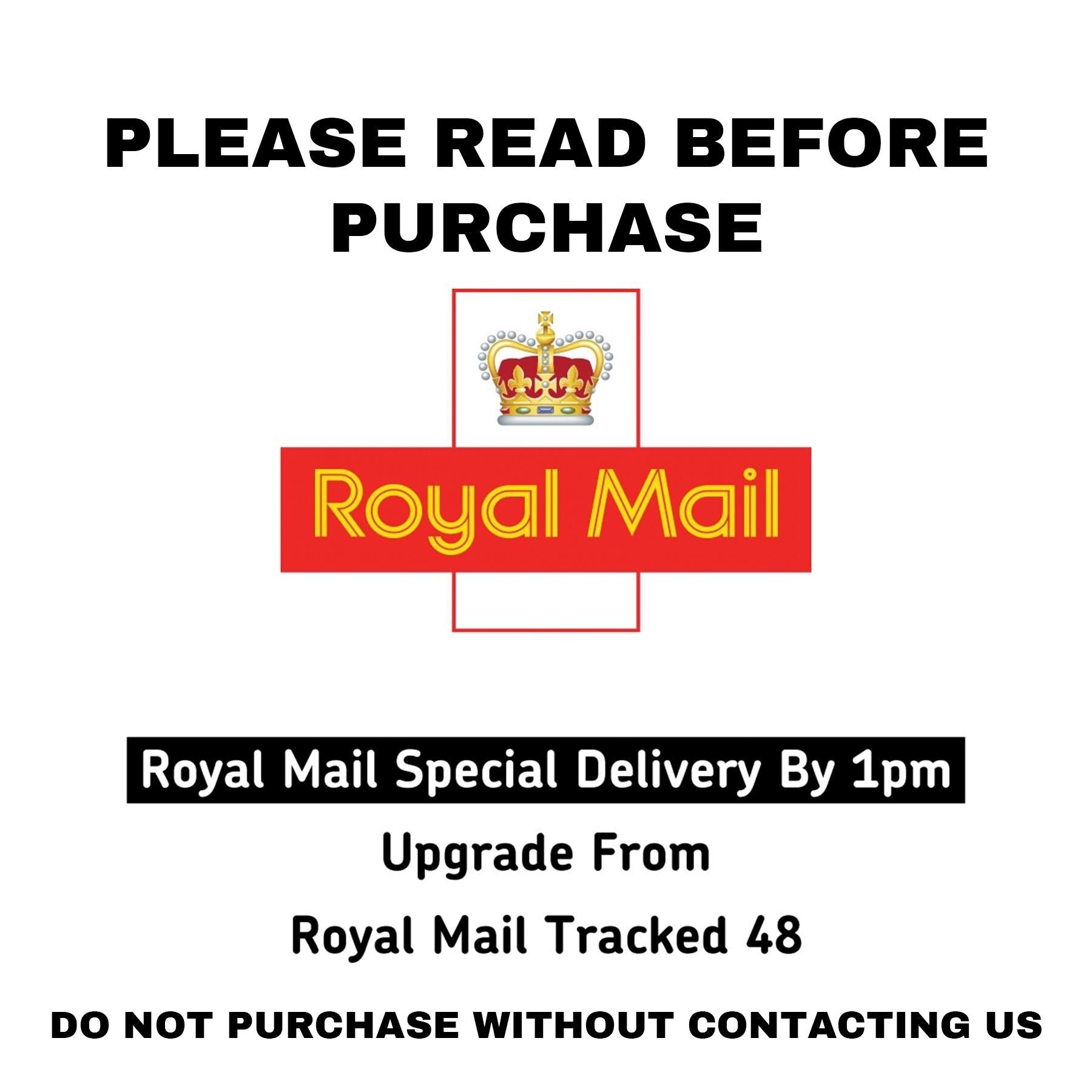 SPECIAL DELIVERY UPGRADE - please read description - uk only