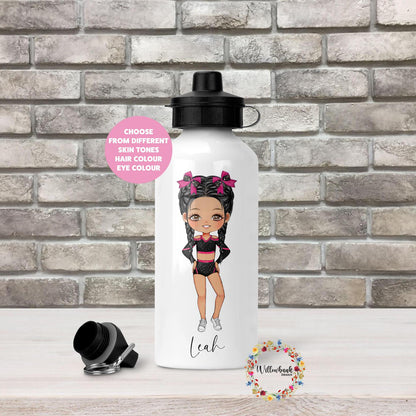Personalised Cheerleader Water Bottle l Dance Drinks Bottle l Handled Drink Bottles