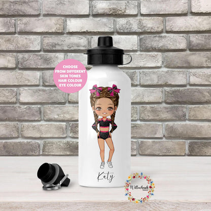 Personalised Cheerleader Water Bottle l Dance Drinks Bottle l Handled Drink Bottles