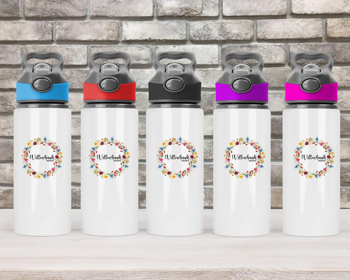 Personalised Ballerina Rainbow Water Bottle l Ballet Drinkware l Schoo