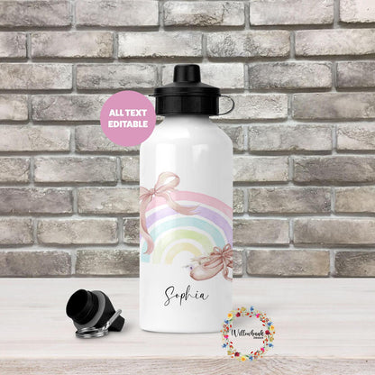 Personalised Ballerina Water Bottle l Ballet Drinkware l Schoo