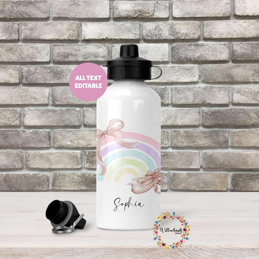 Personalised Ballerina Water Bottle l Ballet Drinkware l Schoo