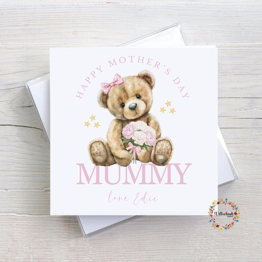 Personalised Happy Mothers Day Greeting Card l Mummy l Mama l Grandma l Nanna l First Mothers Day