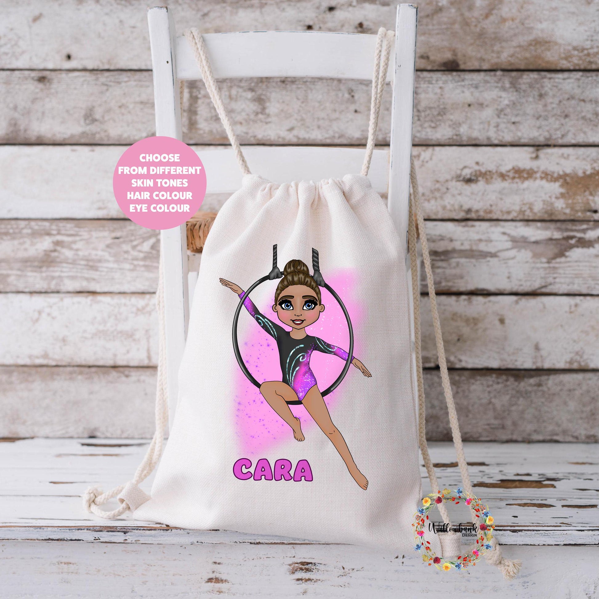 Personalised Aerial Gymnastics Bag l Gymnast gift
