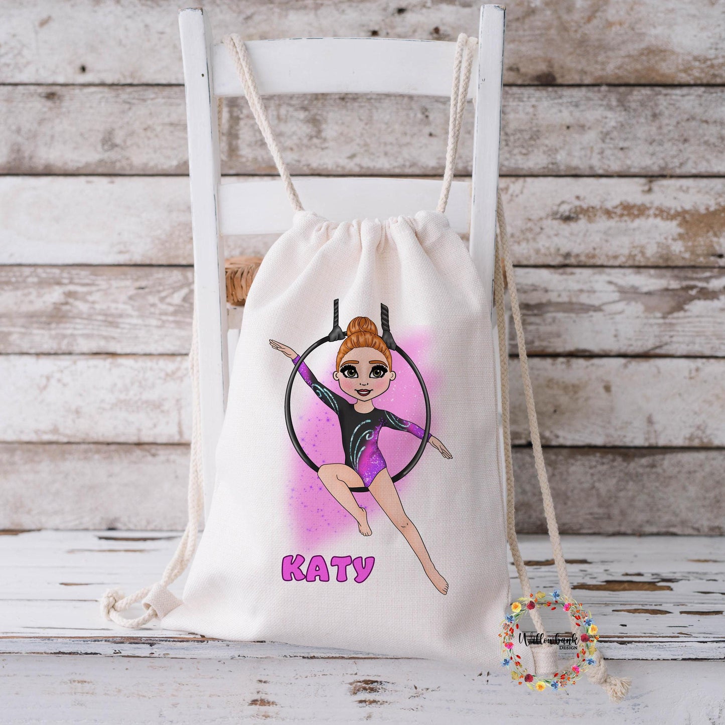 Personalised Aerial Gymnastics Bag l Gymnast gift