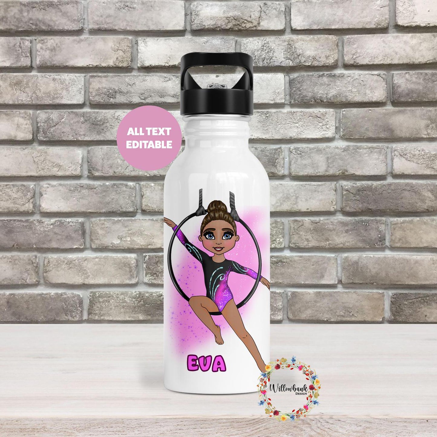 Personalised Ballerina Water Bottle l Ballet Drinkware l Schoo