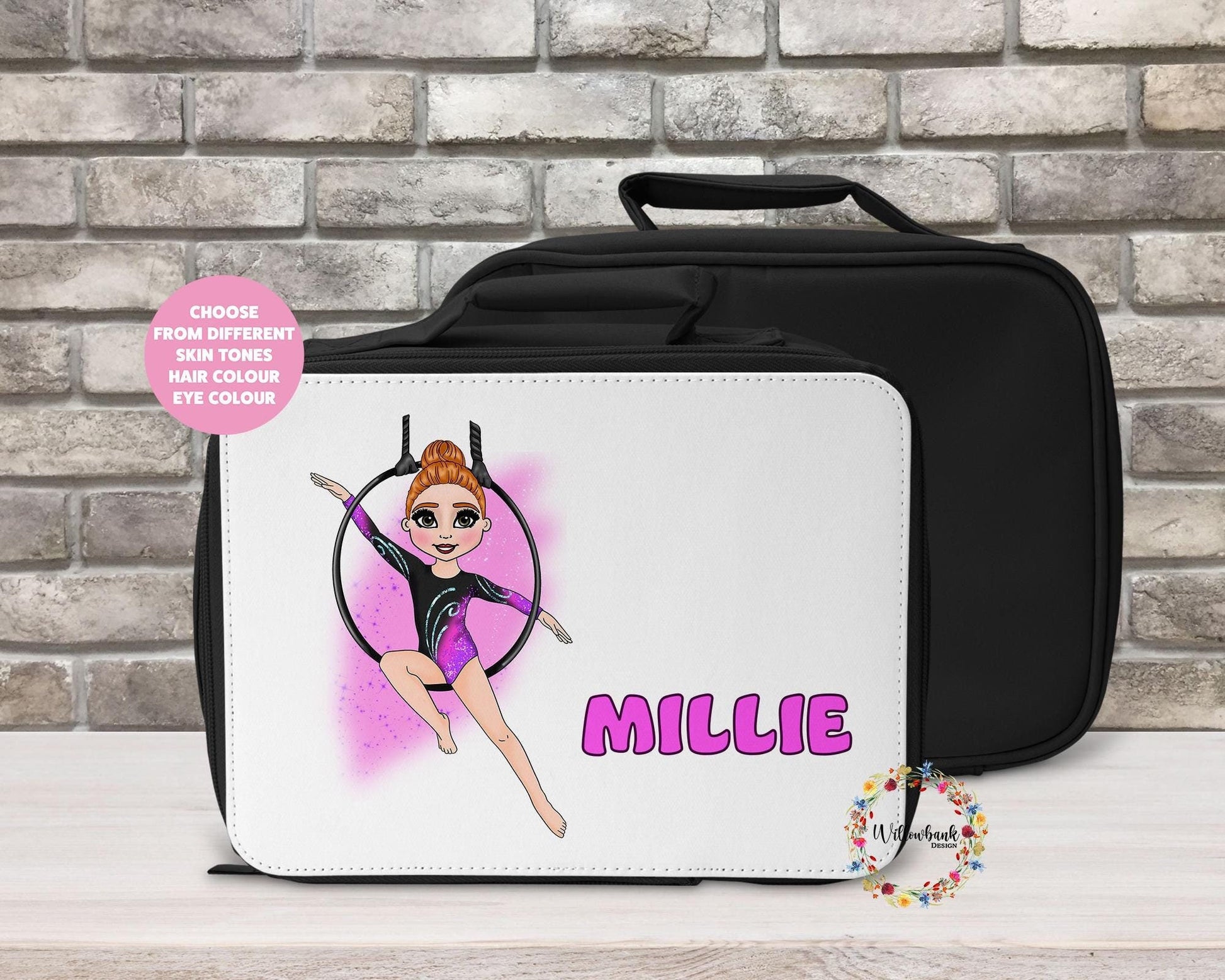 Personalised Gymnastics Lunch Bag Cooler l School Lunch Box