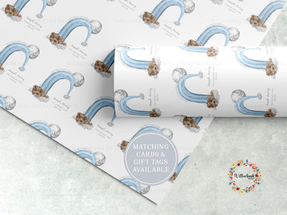 Personalised New Baby Gift Wrapping Paper