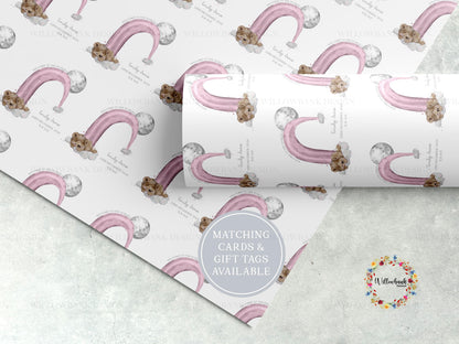 Personalised New Baby Gift Wrapping Paper
