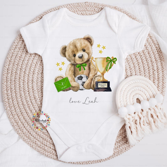 Personalised Happy Father's Day Baby Grow l Teddy Bear l To My Daddy l Baby's First Father's Day l Dadda l Dada l 1st Father's Day l Onesie