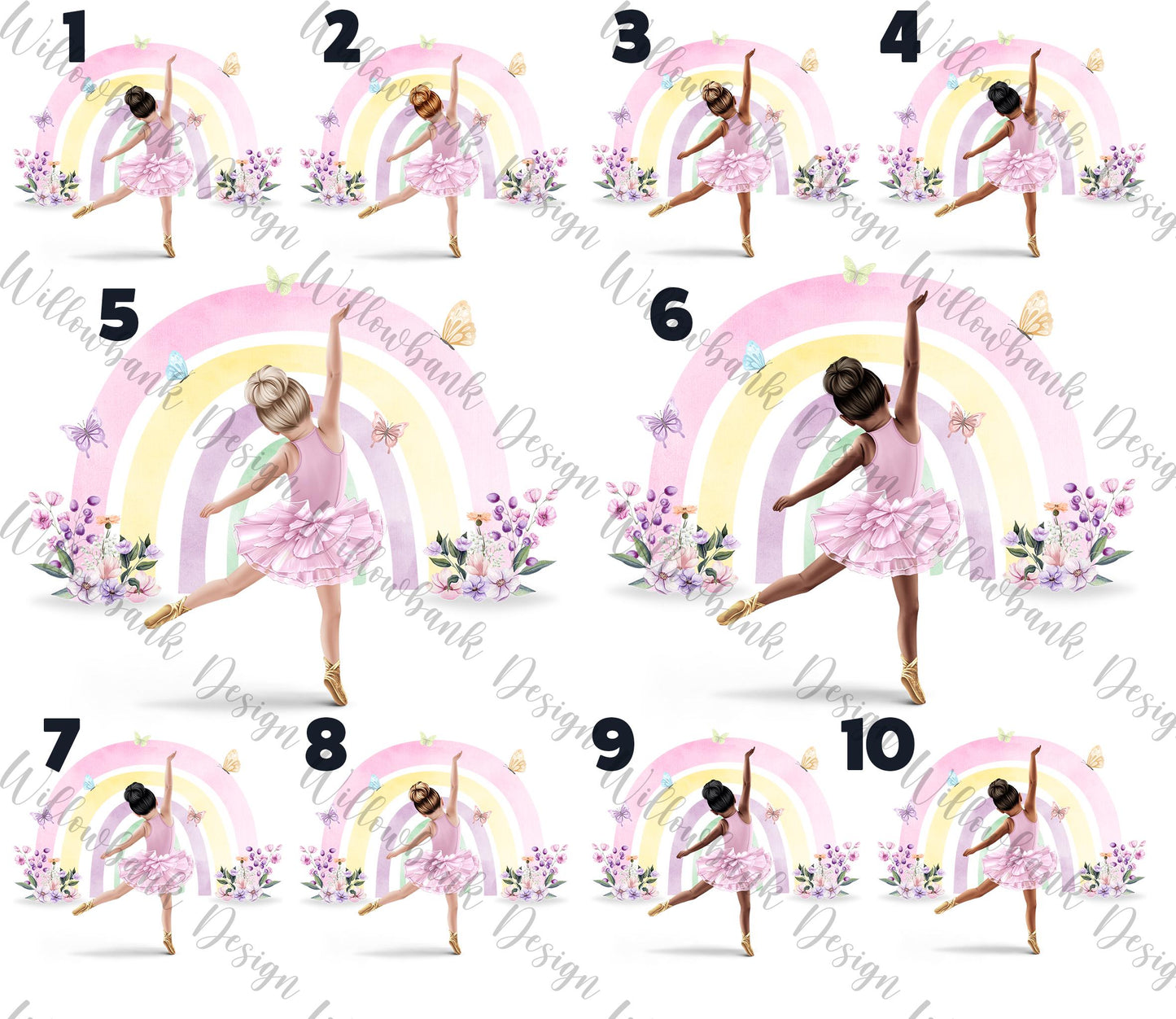 Personalised School Book Bag l Reading Book Bag l Back To School Supplies l Personalised Character l Ballet l Ballerina l Dance