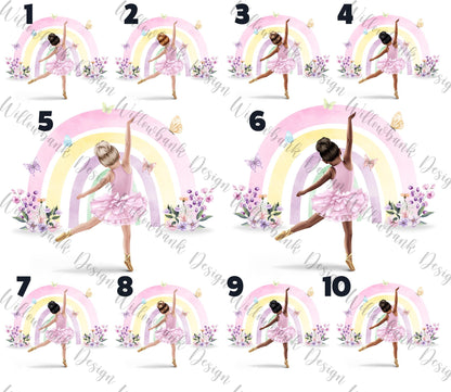 Personalised School Book Bag l Reading Book Bag l Back To School Supplies l Personalised Character l Ballet l Ballerina l Dance