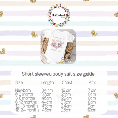 Personalised Happy Father's Day Baby Grow l Teddy Bear l Grandad l Baby's First Father's Day l Gramps l Pops l Grandpa l Onesie l Sleepsuit
