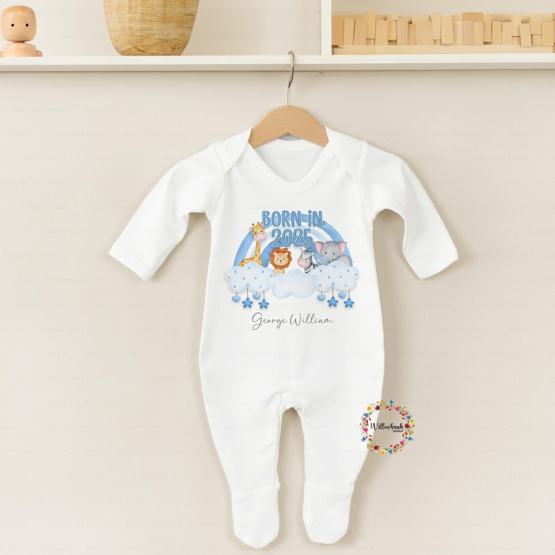 Personalised Born In 2025 Baby Bodysuit l Baby Girl Vest l New Baby Gift l Babygrow l Unisex l Neutral l Baby Boy l Welcome To The World