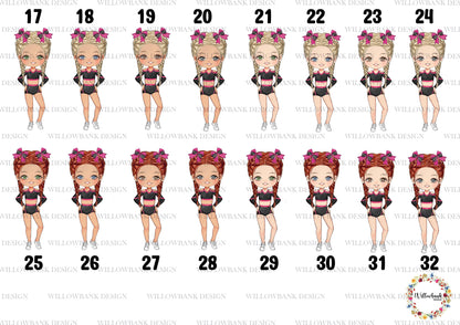 Cheerleader Wrapping Paper l Personalised Custom Gift Wrap