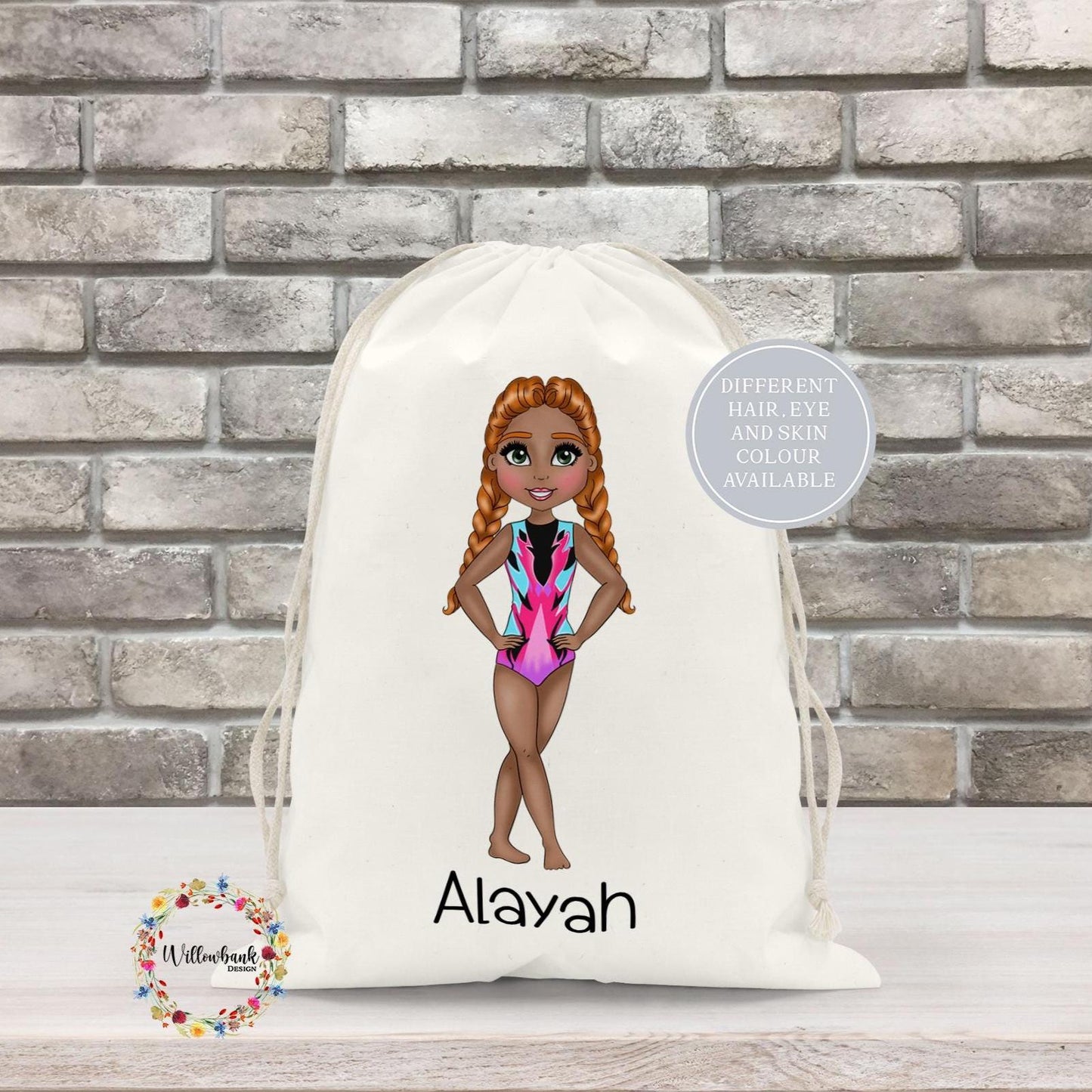 Personalised Gymnastics Bag l Gymnast gift l Gym Bag l PE Bag l Back To School l Dance Class l Gym Bag