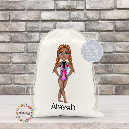 Personalised Gymnastics Bag l Gymnast gift l Gym Bag l PE Bag l Back To School l Dance Class l Gym Bag