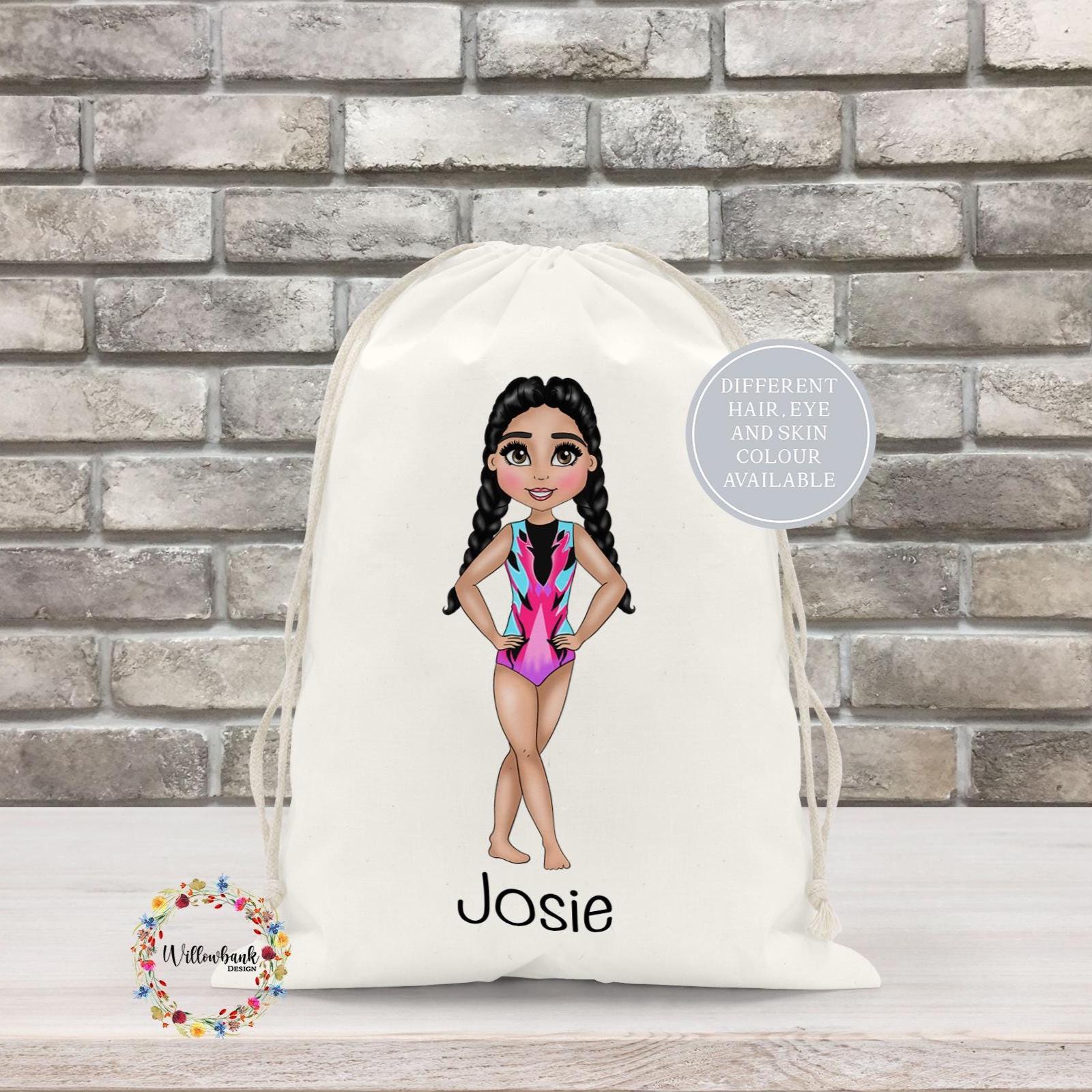 Personalised Gymnastics Bag l Gymnast gift l Gym Bag l PE Bag l Back To School l Dance Class l Gym Bag