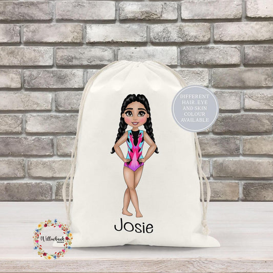 Personalised Gymnastics Bag l Gymnast gift l Gym Bag l PE Bag l Back To School l Dance Class l Gym Bag