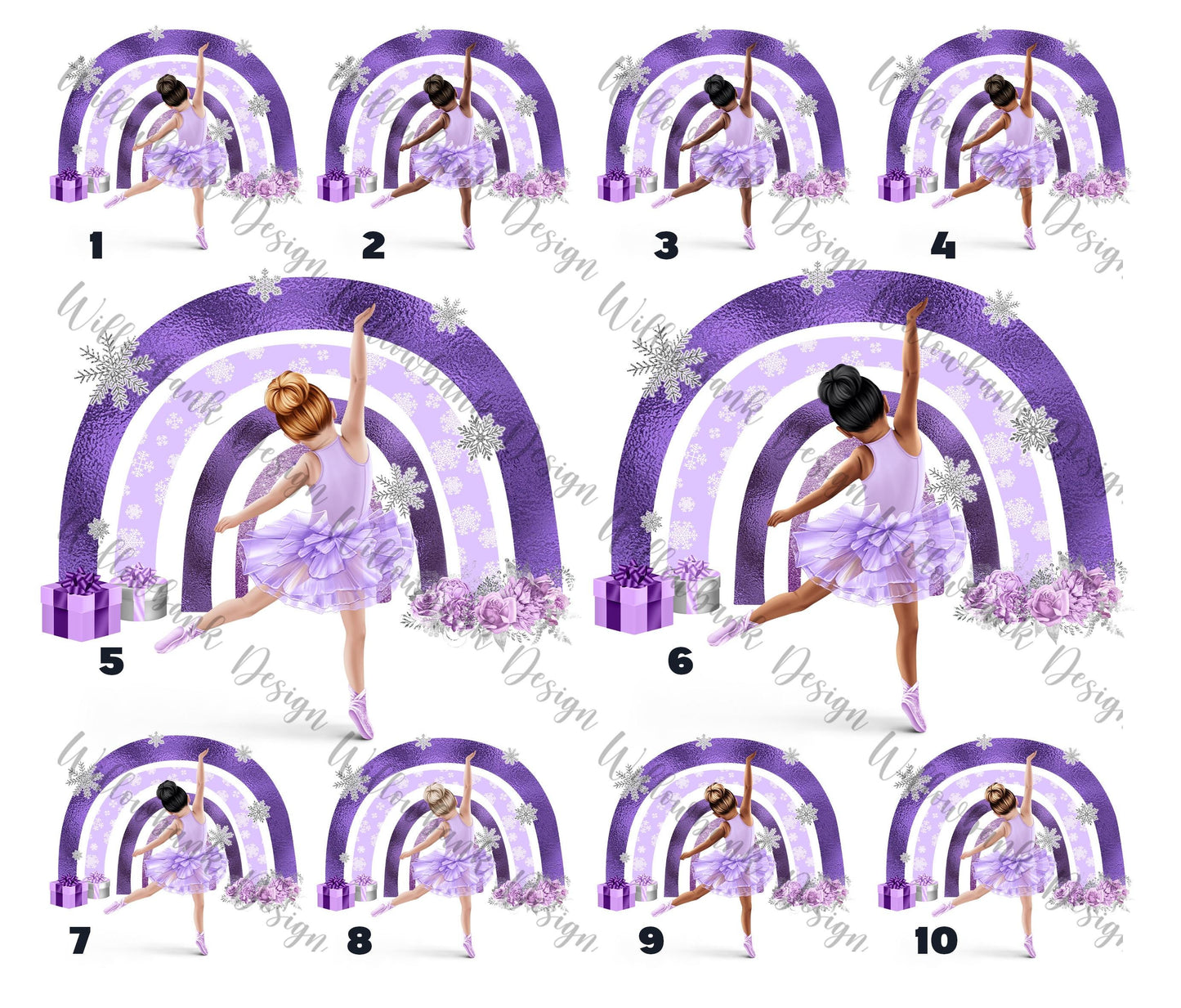 Personalised Ballerina Christmas Wrapping Paper l Gift Wrap l Kids Christmas l Custom l Ballet