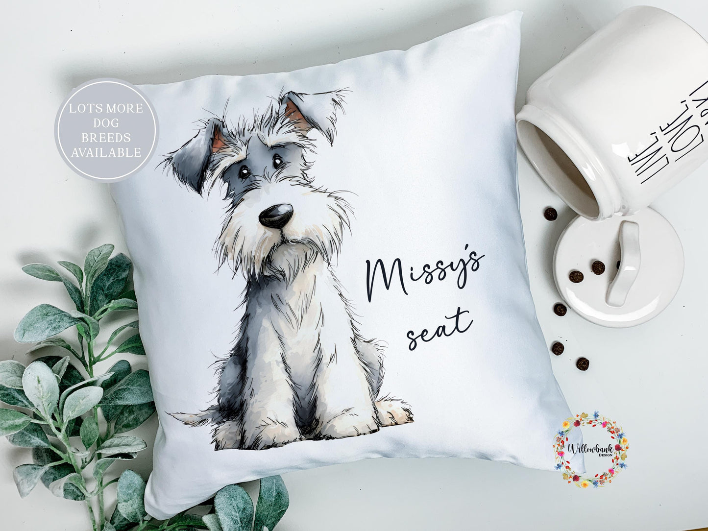 Personalised Doodle Dog Cushion l Dog Lover Gift l Puppy Gift l Dog Mama l Pup Pillow l Puppy Gift