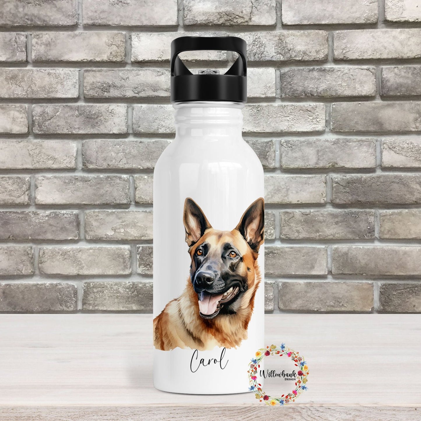 Belgian Malinois Water Bottle