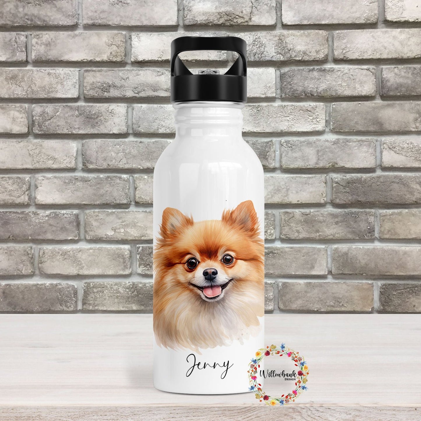 Pomeranian Water Bottle