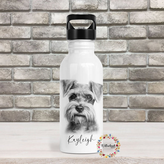 Miniature Schnauzer Water Bottle