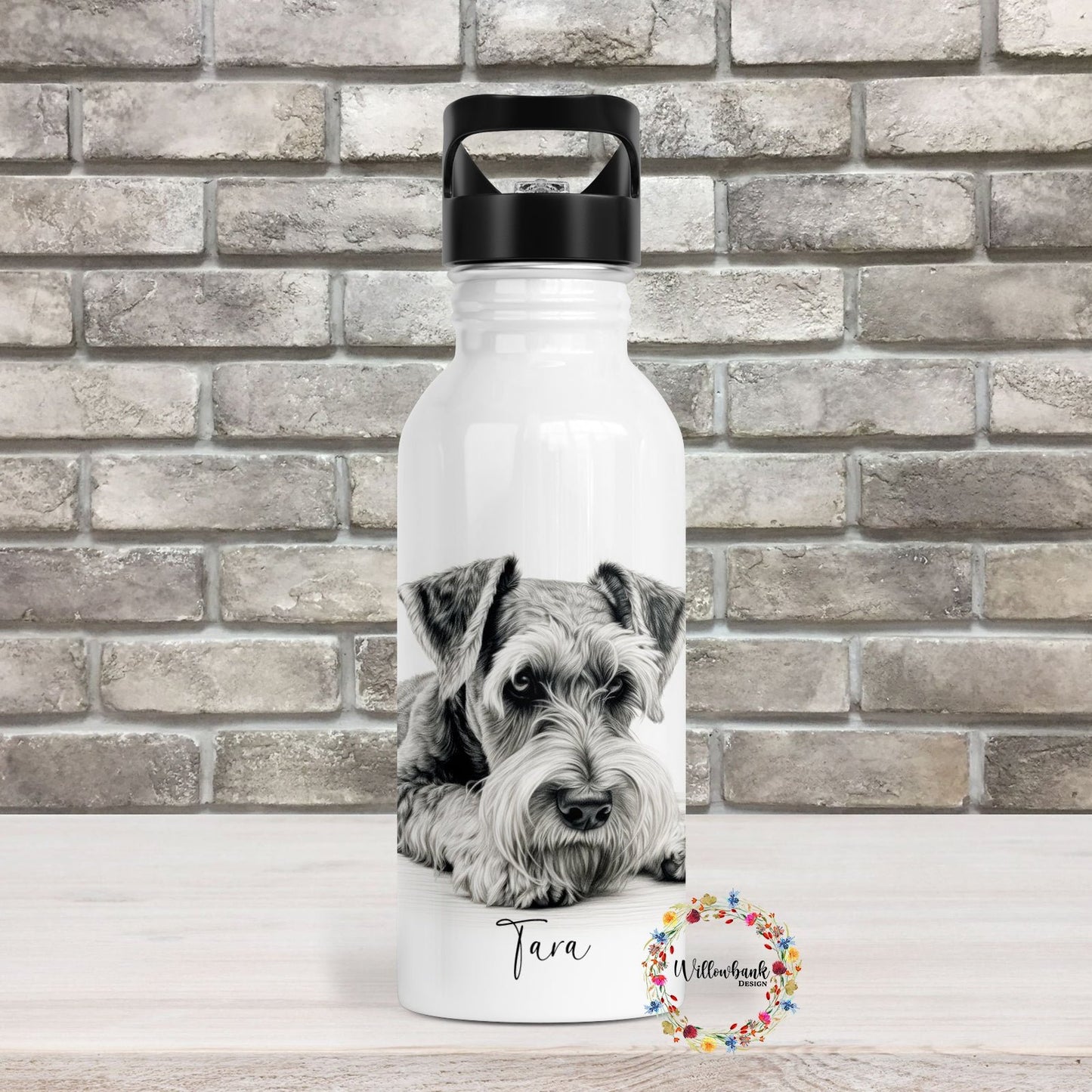 Miniature Schnauzer Water Bottle