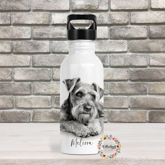 Miniature Schnauzer Water Bottle