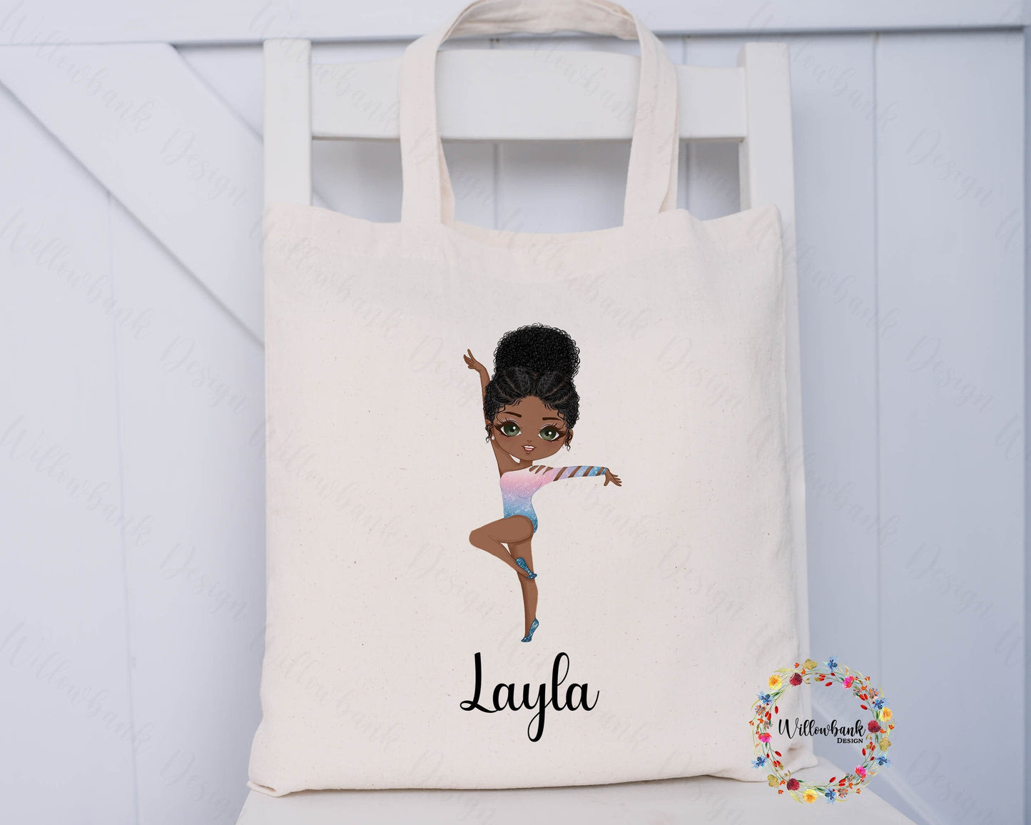 Personalised Gymnastics Tote Bag l Gymnast gift l Gym Bag l PE Bag l Back To School l Girls School Bag l Dance Bag