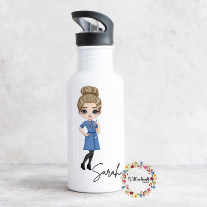 Personalised Nurse Water Bottle