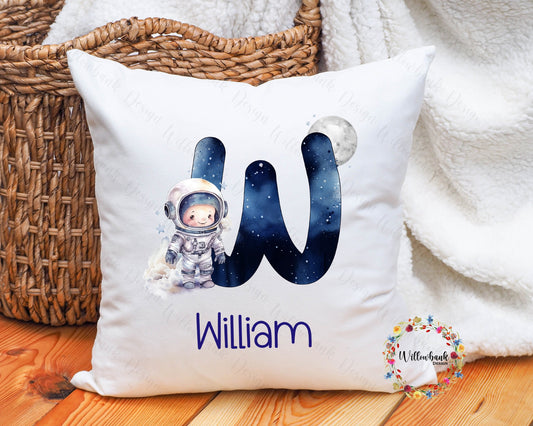 Personalised Astronaut Cushion l l Outer Space l Space Man l Children's Pillow l Nursery Decor l Bedroom Accessories l Solar System