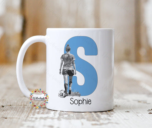 Personalised Football 11oz Mug l Custom Team l Football Gift l Chelsea l Man Utd l City l Arsenal l Liverpool l Leeds l West Ham