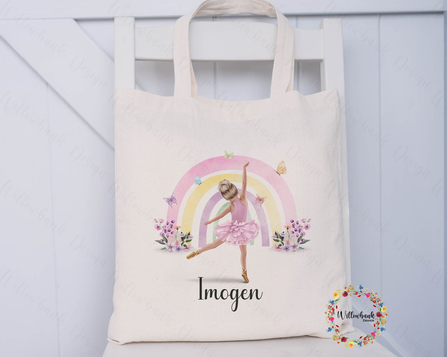 Personalised Ballerina Tote Bag