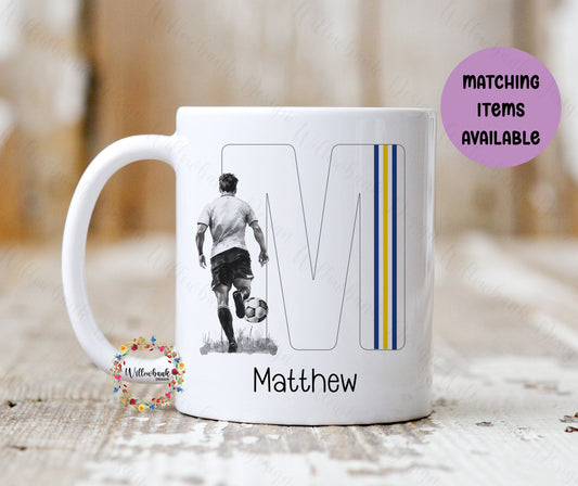 Personalised Football 11oz Mug l Custom Team l Football Gift l Chelsea l Man Utd l City l Arsenal l Liverpool l Leeds l West Ham