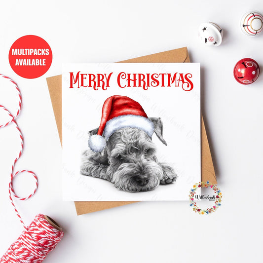 Miniature Schnauzer Christmas Card