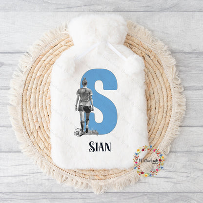 Personalised Football Hot Water Bottle