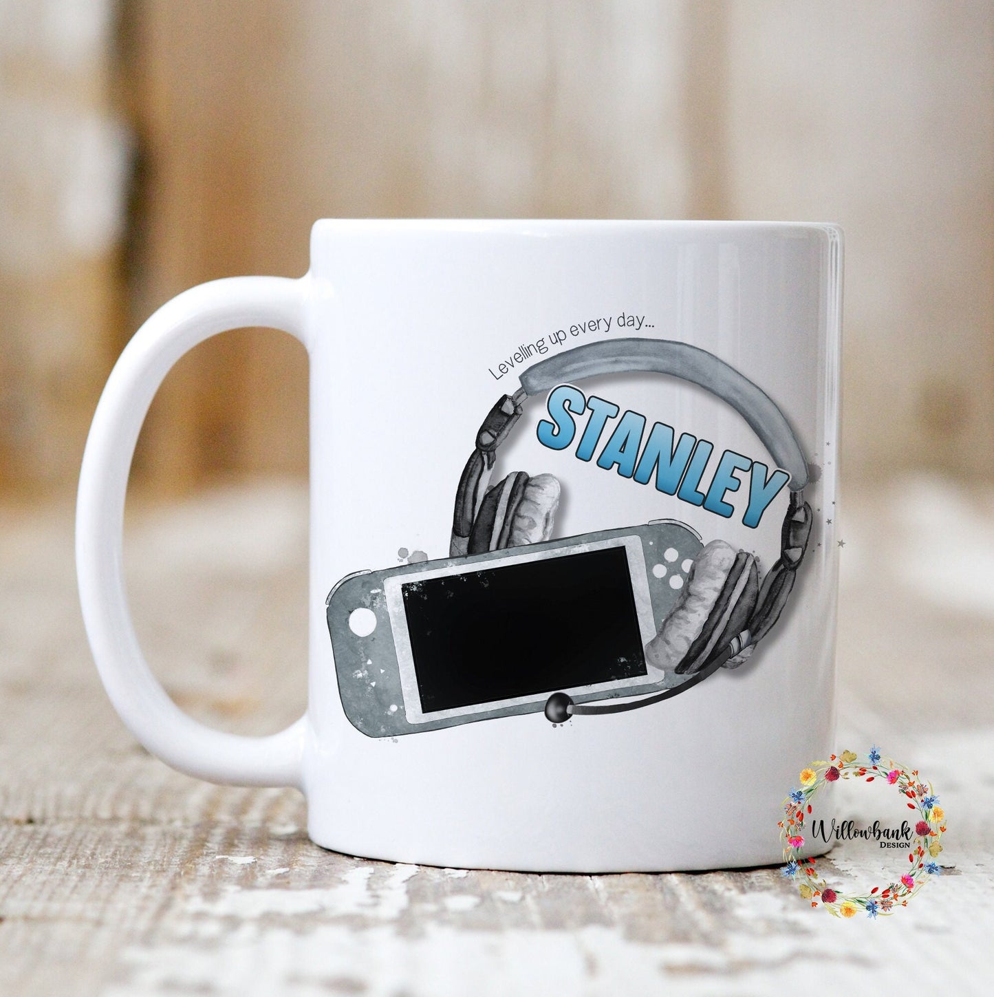 Personalised Gaming Mug l Gamer Drinkware l 11oz Mug l Stocking Filler l Children's gift l Christmas Gift