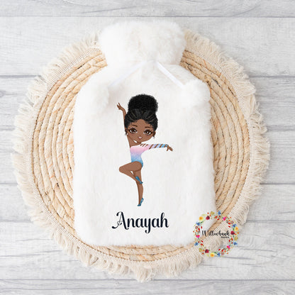 Personalised Hot Water Bottle l Ballerina Gift l Ballet l Dancer Gift l Christmas Gift Idea l Stocking Filler l Christmas Eve Box