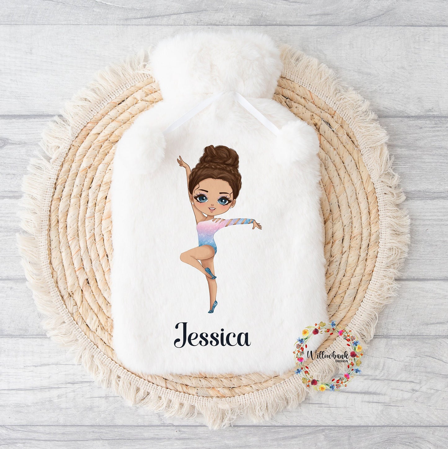 Personalised Hot Water Bottle l Ballerina Gift l Ballet l Dancer Gift l Christmas Gift Idea l Stocking Filler l Christmas Eve Box