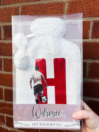 Personalised Football Hot Water Bottle