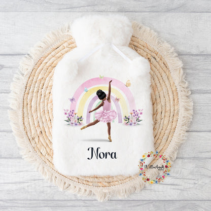 Personalised Hot Water Bottle l Ballerina Gift l Ballet l Dancer Gift l Christmas Gift Idea l Stocking Filler l Christmas Eve Box