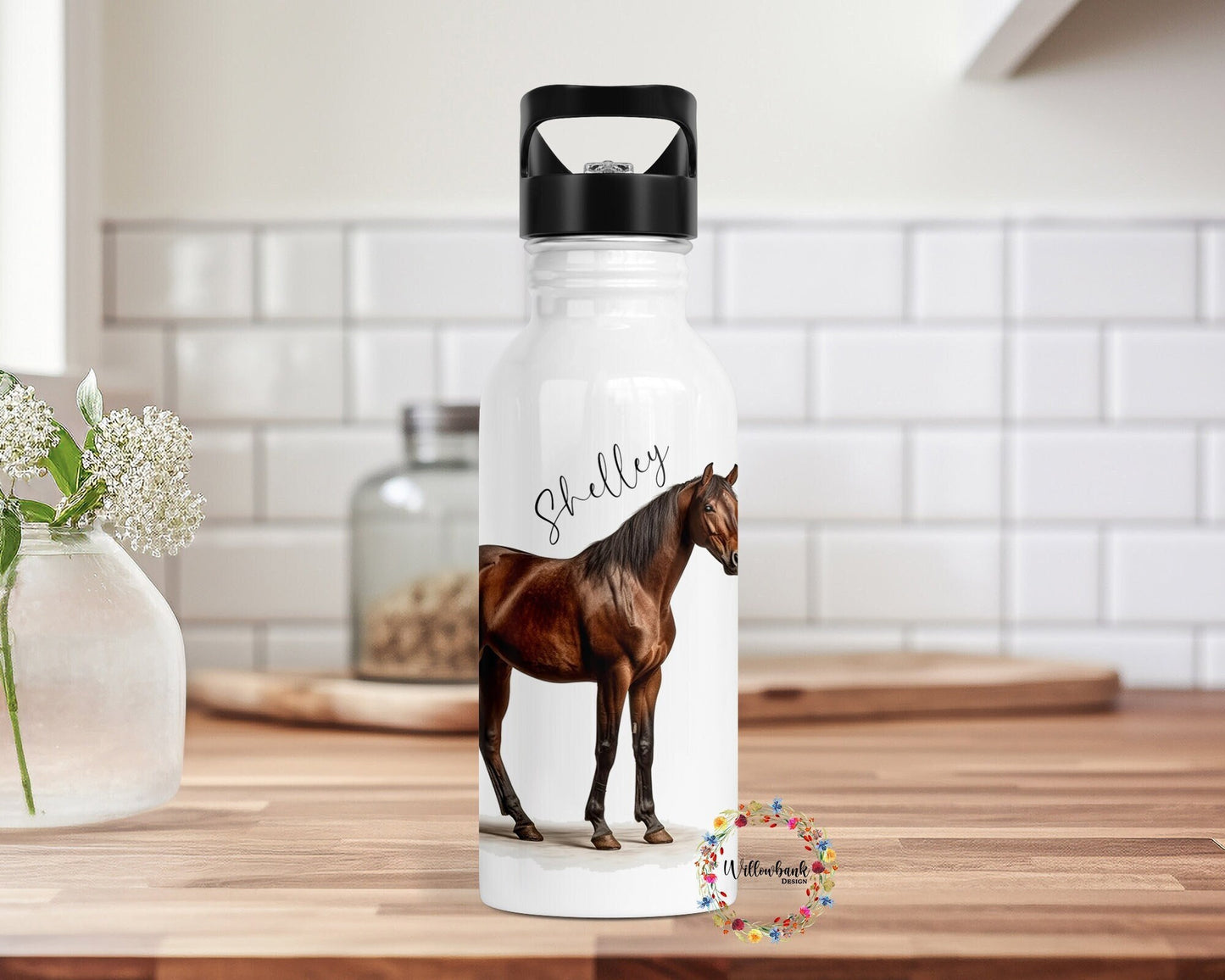 Personalised Horse Water Bottle